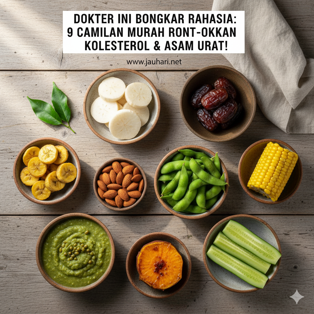 Dokter Ini Bongkar Rahasia: 9 Camilan Murah yang Bisa Rontokkan Kolesterol dan Asam Urat!